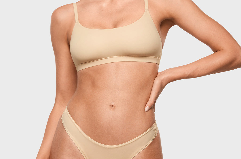 Women's V-shaped Low Rise Thongs 3 Pack Hazelnut (3pack)