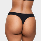 Women's V-shaped Low Rise Thongs 3 Pack Chic 7 (3pack)