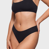 Women's Smooth High Cut Cheeky Briefs 3 Pack Basic 5 (3pack)