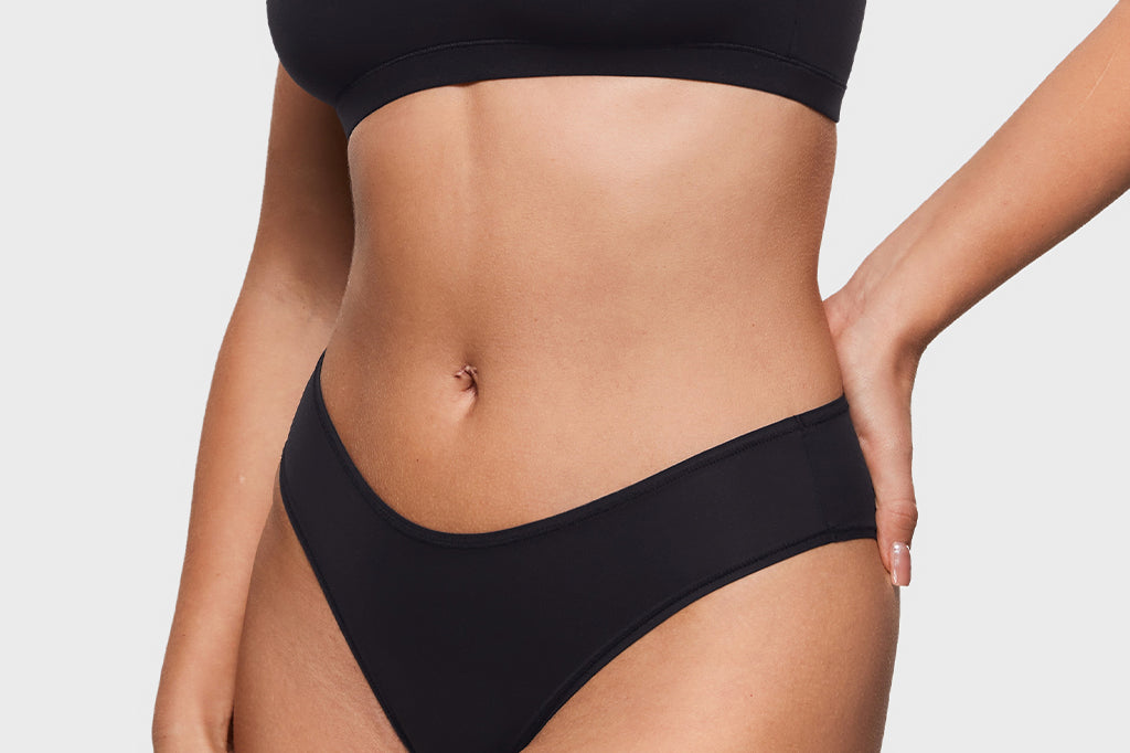 Women's Smooth High Cut Cheeky Briefs 3 Pack Basic 5 (3pack)