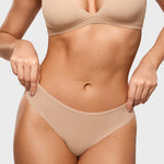 Women's Smooth High Cut Cheeky Briefs 3 Pack Basic 5 (3pack)