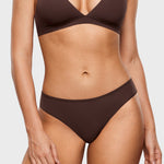 Women's Smooth High Cut Cheeky Briefs 3 Pack Hazelnut (3pack)