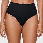 Women's Seamless High Rise Thongs 3 Pack Black 3pack