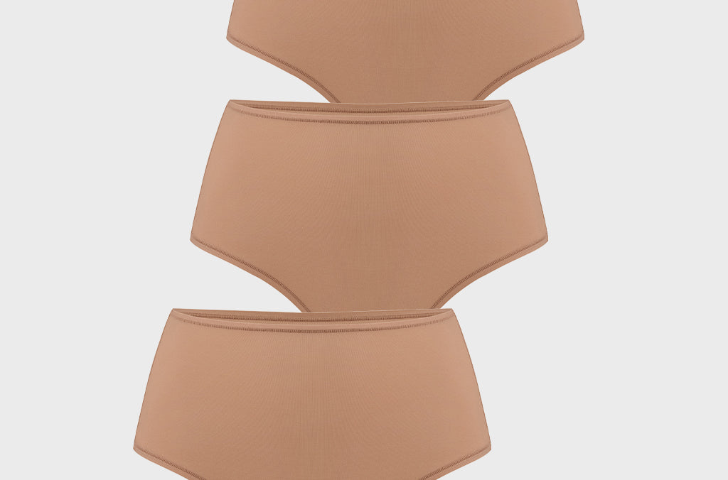 Women's Seamless High Rise Thongs 3 Pack Gravel (3pack)