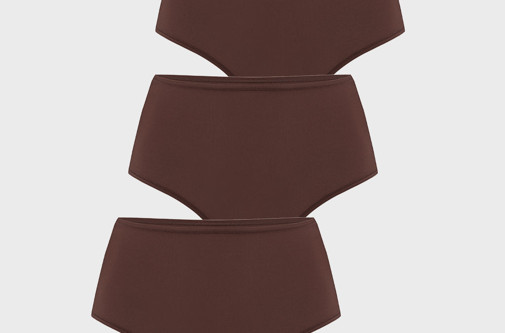 Women's Seamless High Rise Thongs 3 Pack Hazelnut (3pack)