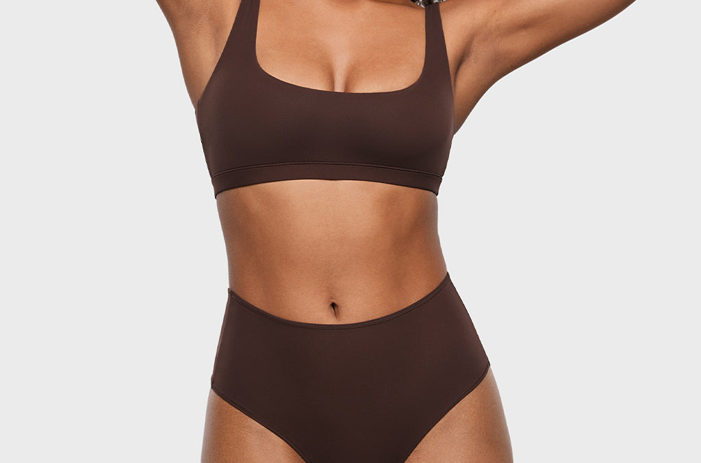 Women's Seamless High Rise Thongs 3 Pack Hazelnut (3pack)