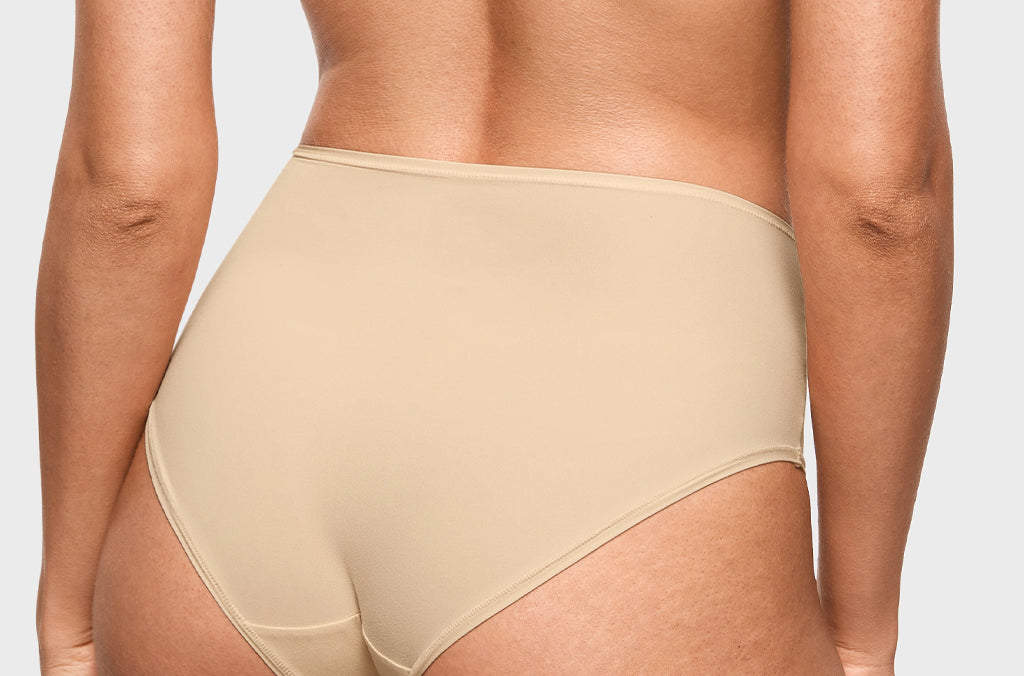 Women's Classic Mid Waist Full Briefs 3 Pack Light Oatmeal (3pack)