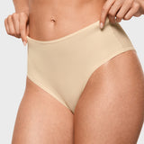Women's Classic Mid Waist Full Briefs 3 Pack Light Oatmeal (3pack)