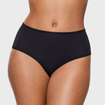Women's Classic Mid Waist Full Briefs 3 Pack Black 3pack