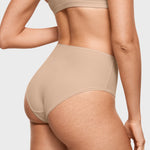 Women's Classic Mid Waist Full Briefs 3 Pack Wheat (3pack)