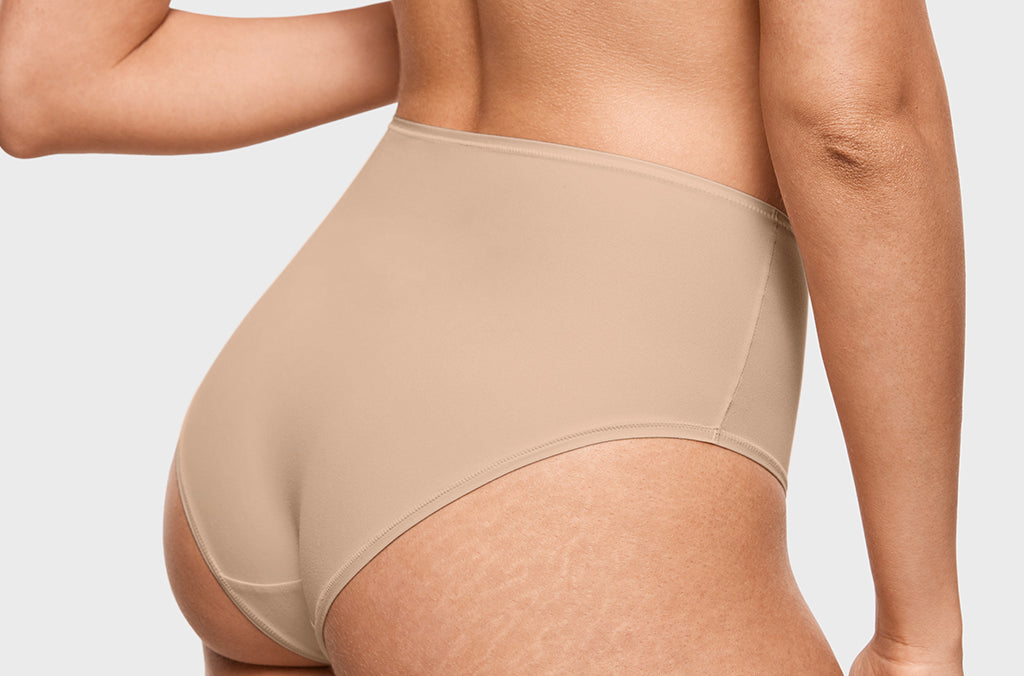 Women's Classic Mid Waist Full Briefs 3 Pack Wheat (3pack)