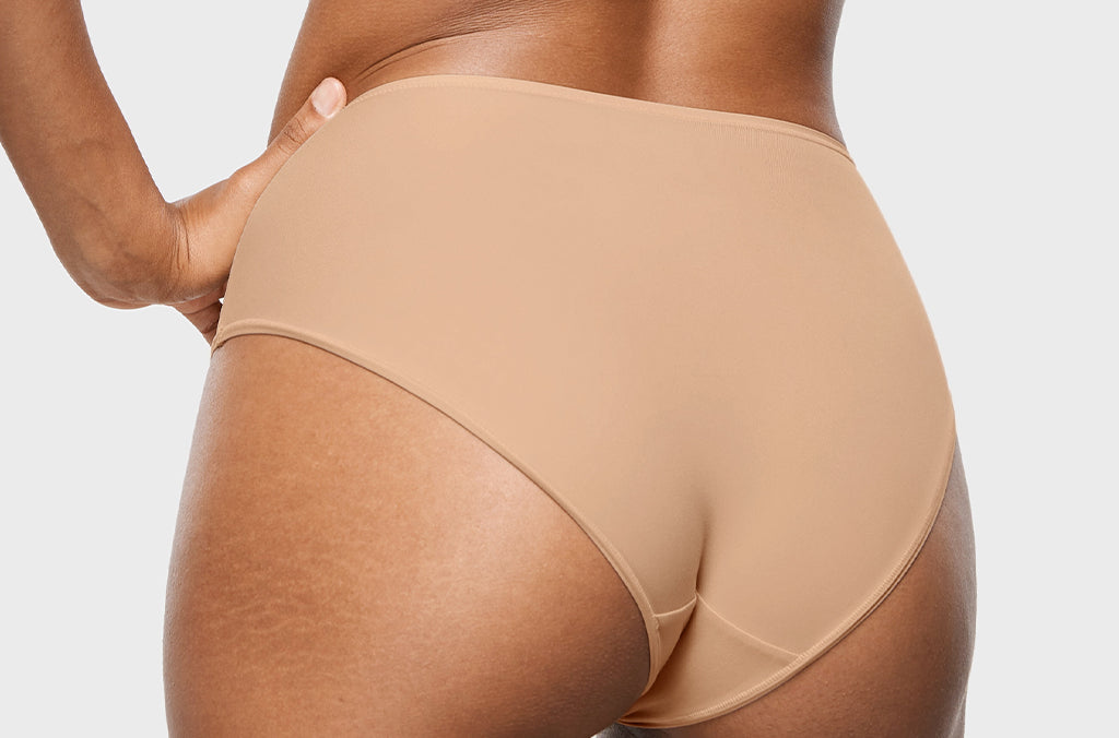 Women's Classic Mid Waist Full Briefs 3 Pack Warm Beige (3pack)