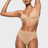 Women's Classic Mid Waist Full Briefs 3 Pack Warm Beige (3pack)