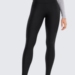 Women's Fleece Lined Leggings 28" Black