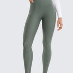 Women's Fleece Lined Leggings 28" Grey Sage