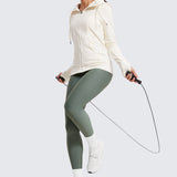 Women's Fleece Lined Leggings 28" Grey Sage