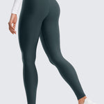 Women's Fleece Lined Leggings 28" Forest Dark Green