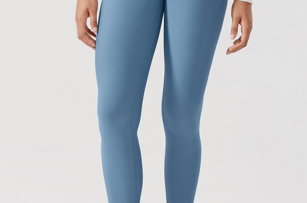 Women's Fleece Lined Leggings 28" Universe Blue