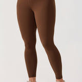 CRZ YOGA Women's Yoga Lounge High Rise Butterluxe Yoga Leggings 25'' Coffee Brown