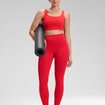 Women's Yoga Leggings 28" Aurora Red