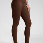 Women's Yoga Leggings 28" Lava Brown
