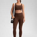 Women's Yoga Leggings 28" Lava Brown