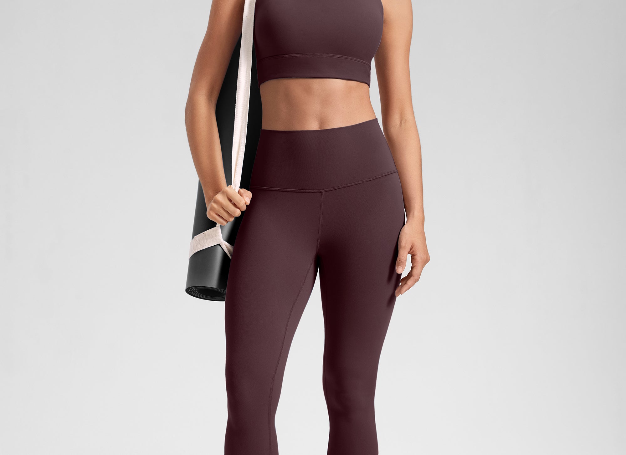 Women's Yoga Leggings 28" Ripe Plum