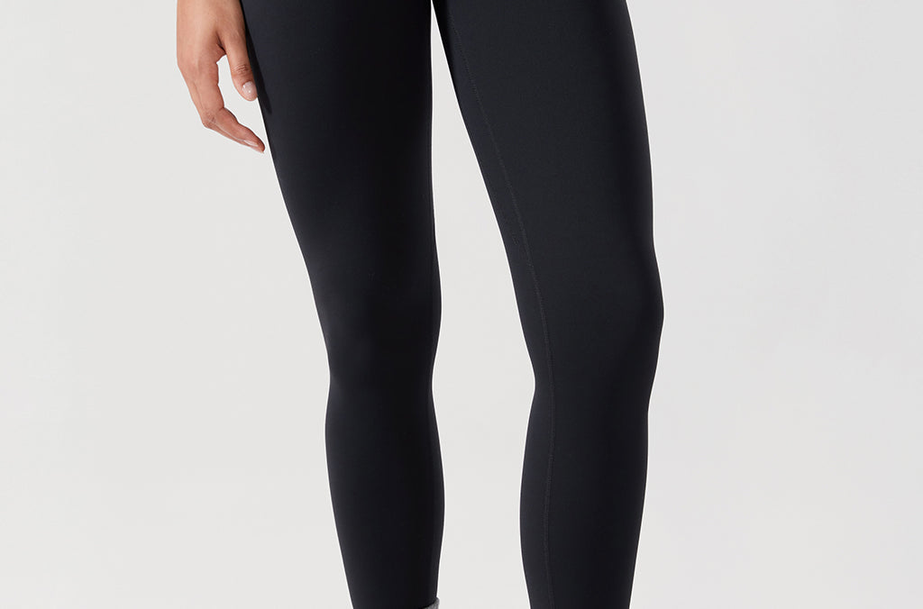 CRZ YOGA Women's Yoga Leggings 25" with Pockets Black