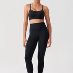CRZ YOGA Women's Yoga Leggings 25" with Pockets Black