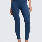 CRZ YOGA Women's Yoga Leggings 25" with Pockets French Navy