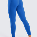 CRZ YOGA Women's Yoga Leggings 25" with Pockets Sparkle Blue