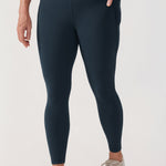 CRZ YOGA Women's Yoga Leggings 25" with Pockets True Navy