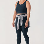 CRZ YOGA Women's Yoga Leggings 25" with Pockets True Navy