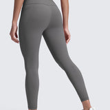 CRZ YOGA Women's Yoga Leggings 25" with Pockets Ash Grey