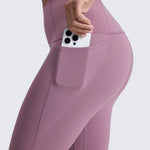 CRZ YOGA Women's Yoga Leggings 25" with Pockets Light Lavender