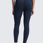 CRZ YOGA Women's Yoga Leggings 25" with Pockets Future Navy