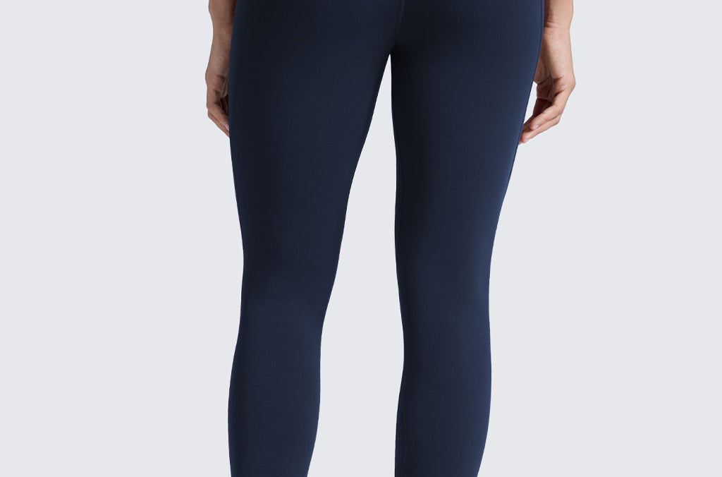 CRZ YOGA Women's Yoga Leggings 25" with Pockets Future Navy