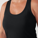Women's Pima Cotton Racerback Tank Top Mojave Tan
