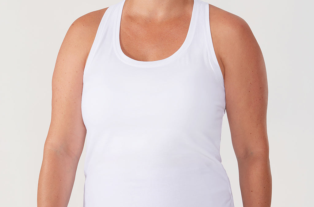 Women's Pima Cotton Racerback Tank Top Mojave Tan