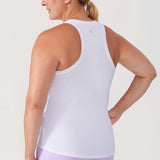 Women's Pima Cotton Racerback Tank Top Mojave Tan