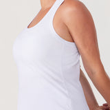 Women's Pima Cotton Racerback Tank Top Mojave Tan