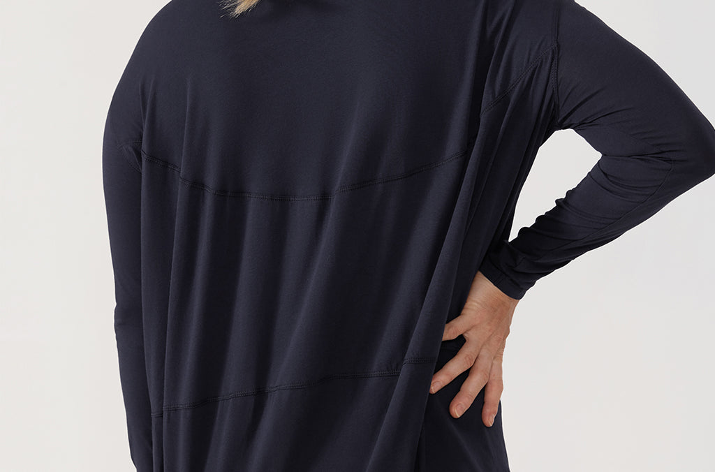 Women's Pima Cotton Boat Neck Long Sleeve Shirts White