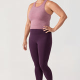 Women's Seamless Ribbed Cropped Tank Top White