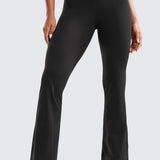 CRZ YOGA Women's High Waist Flare Leggings 29" Black