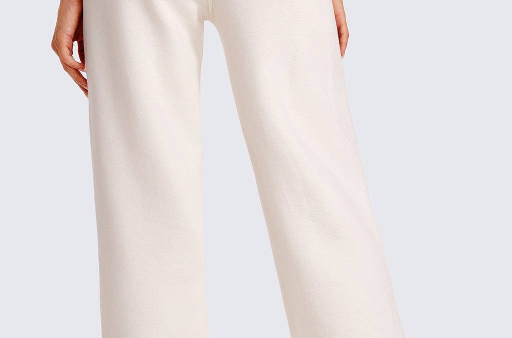 CRZ YOGA Women's Cotton Fleece Lined Sweatpants 30" Dark Red 2