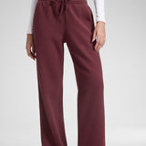 CRZ YOGA Women's Cotton Fleece Lined Sweatpants 30" Milky White