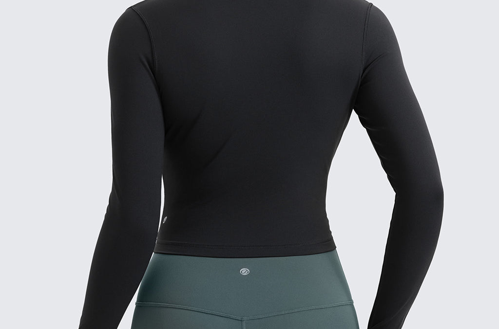 Women's Butterluxe Cropped Outerwear Full Zip Jackets White