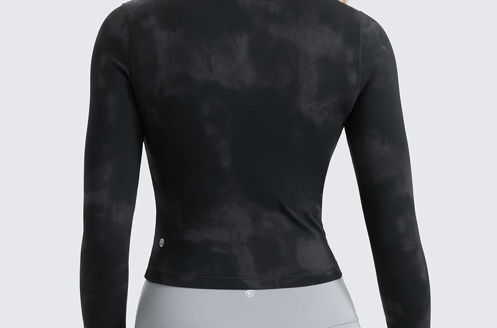 Women's Butterluxe Cropped Outerwear Full Zip Jackets Deep Red