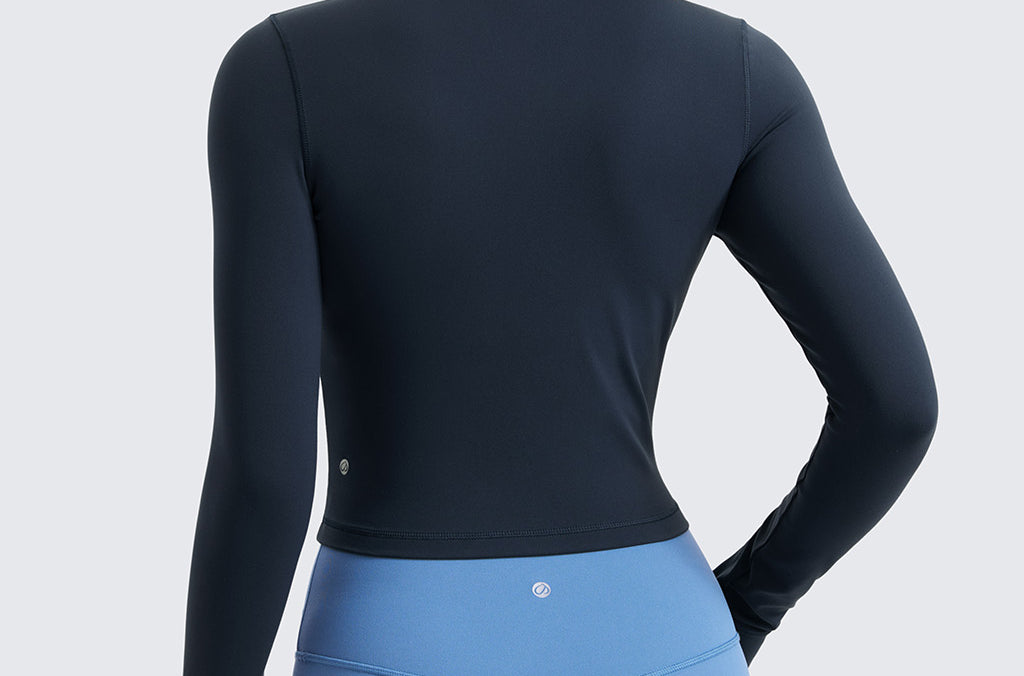 Women's Butterluxe Cropped Outerwear Full Zip Jackets Olive Green