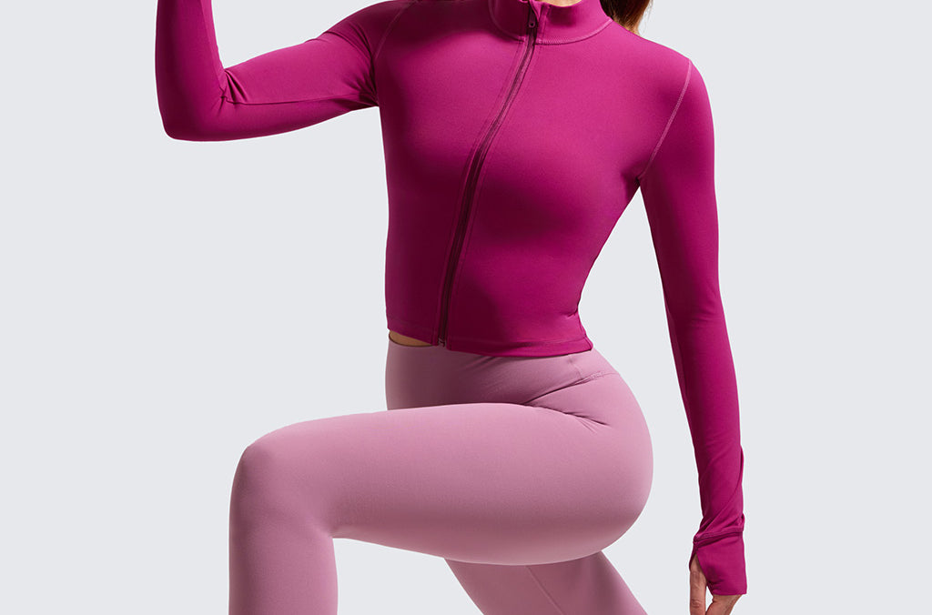 Women's Butterluxe Cropped Outerwear Full Zip Jackets Black